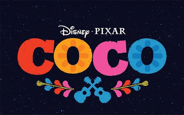 A cropped version of a poster for the movie Coco