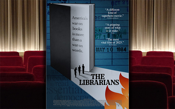A cropped version of a poster for the movie The Librarians